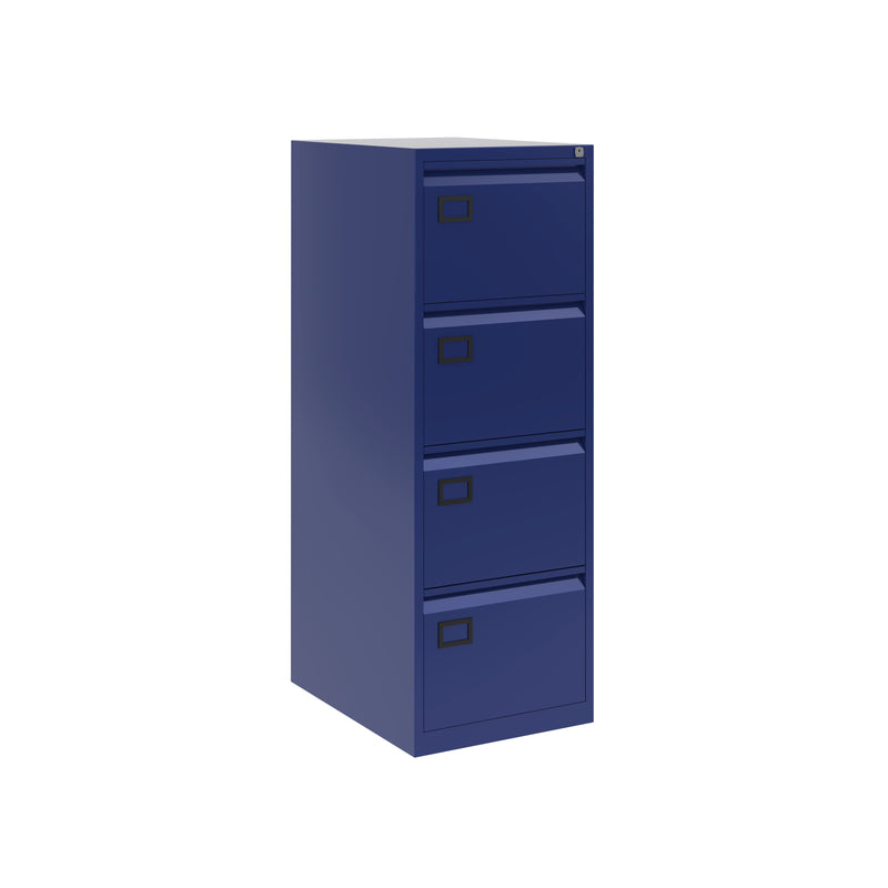 Bisley Volume 4 Drawer Foolscap Filing Cabinet