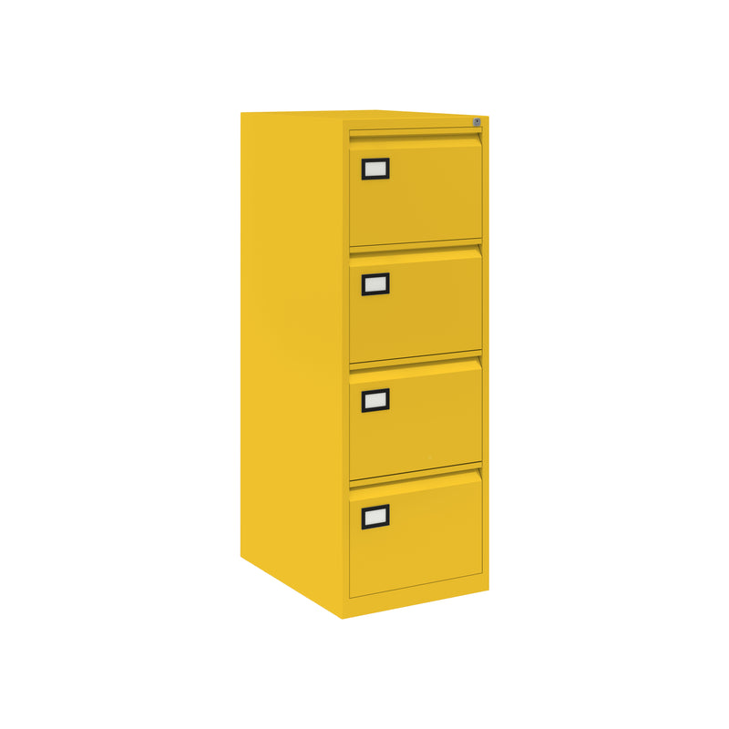 Bisley Volume 4 Drawer Foolscap Filing Cabinet