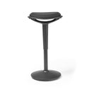 Ava Height Adjustable Stool With Black Fabric Seat - NWOF