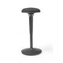 Ava Height Adjustable Stool With Black Fabric Seat - NWOF