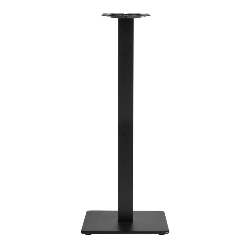 Anzio Bar Height Table Base - Black Small Square