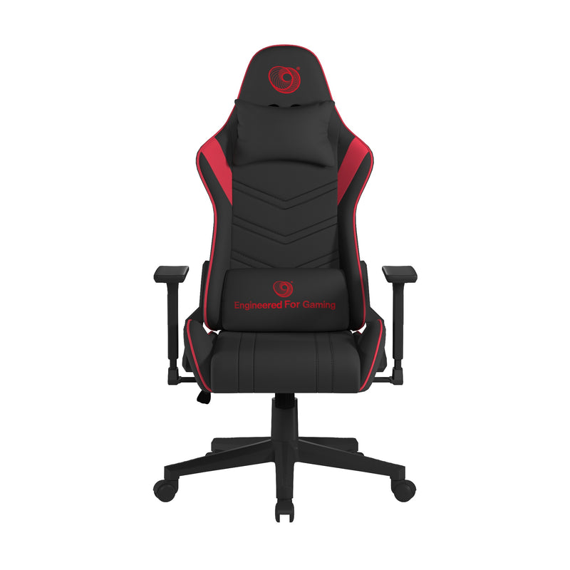 Apollo Ergonomic Gaming Chair With 4D Multi-Dimensional Armrest & 155° Tilt - Black/Red - NWOF