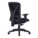Fortis Fabric Bariatric Task/Manager Chair With Integrated Lumbar Support – Black - NWOF