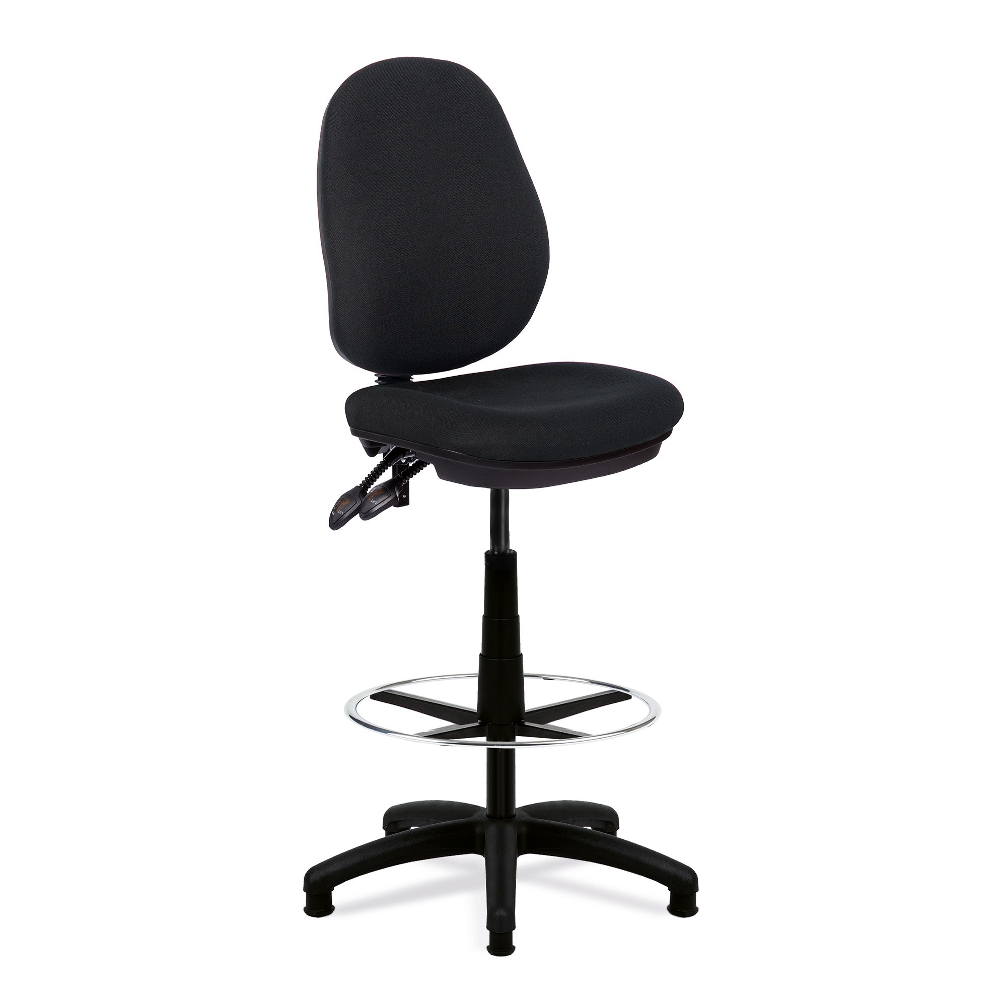 Java 200 Medium Back Draughtsman Chair – Twin Lever– NWOF