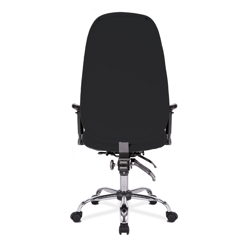 Babylon 24 Hour Synchronous Operator Chair With Fabric Upholstery & Chrome Base - NWOF