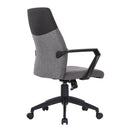 Clyde High Back Two Tone Fabric Executive Office Chair - NWOF