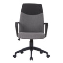 Clyde High Back Two Tone Fabric Executive Office Chair - NWOF