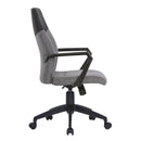 Clyde High Back Two Tone Fabric Executive Office Chair - NWOF