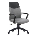 Clyde High Back Two Tone Fabric Executive Office Chair - NWOF