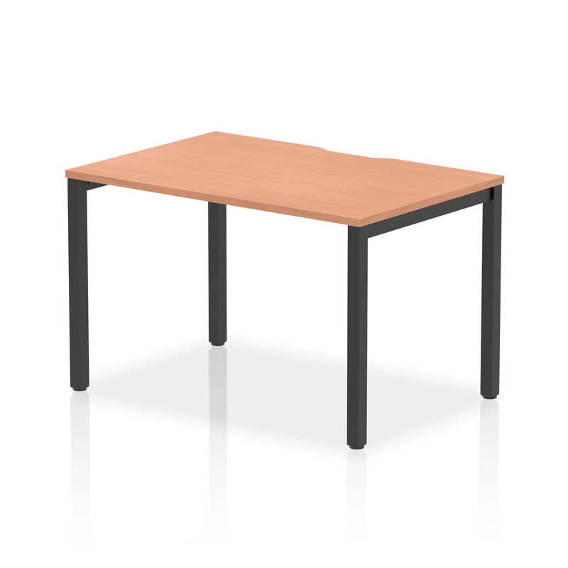 Evolve Plus Single Starter Bench Desk - Beech