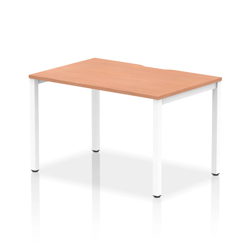 Evolve Plus Single Starter Bench Desk - Beech