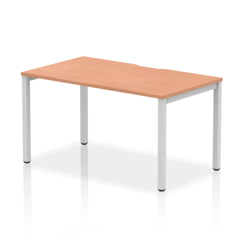 Evolve Plus Single Starter Bench Desk - Beech