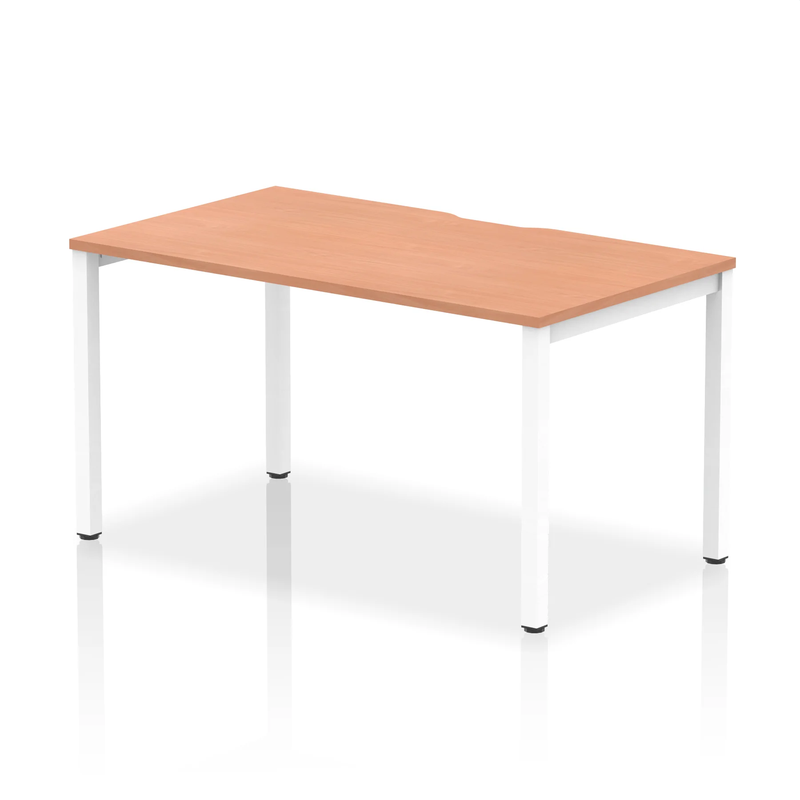 Evolve Plus Single Starter Bench Desk - Beech