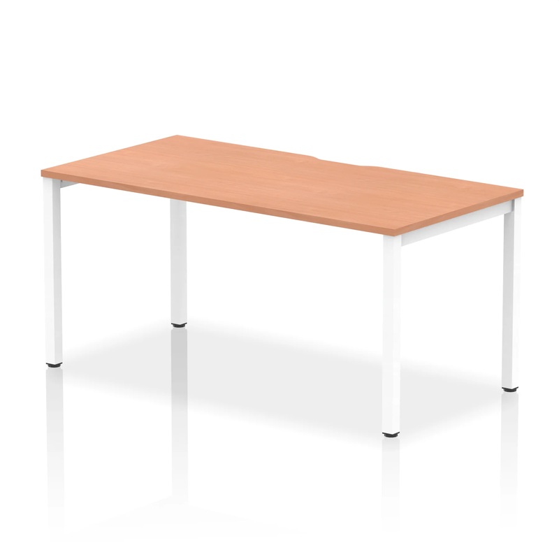 Evolve Plus Single Starter Bench Desk - Beech