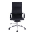 Aura Contemporary High Back Bonded Leather Executive Chair - NWOF