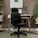 Avon 24 Hour High Back 3 Lever Operator Chair With Height Adjustable Arms - Black PU - NWOF