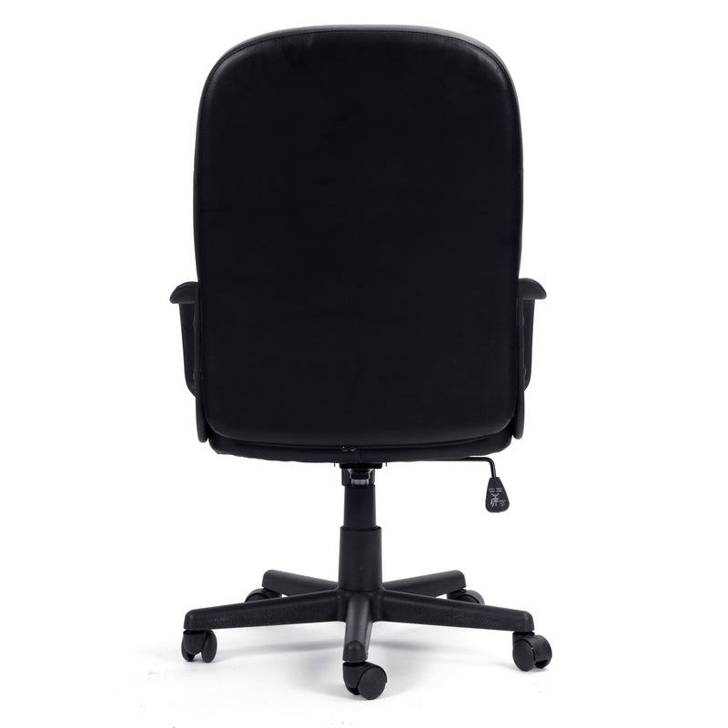 Orion High Back Bonded Leather Managers Chair – Black - NWOF