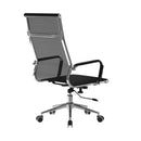 Aura Contemporary High Back Mesh Executive Chair With Chrome Base - NWOF
