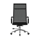 Aura Contemporary High Back Mesh Executive Chair With Chrome Base - NWOF