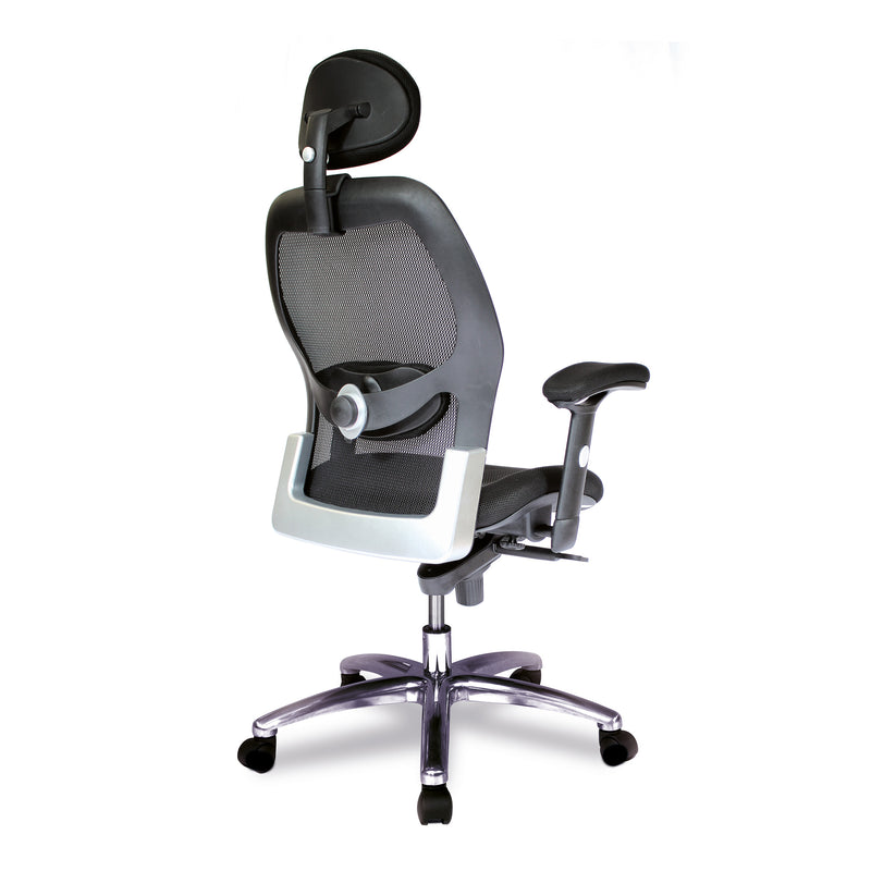 Hermes High Back Mesh Synchronous Executive Chair With Adjustable Lumbar Support - NWOF