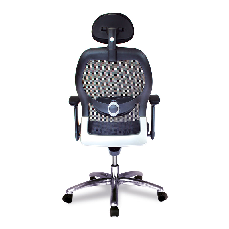 Hermes High Back Mesh Synchronous Executive Chair With Adjustable Lumbar Support - NWOF