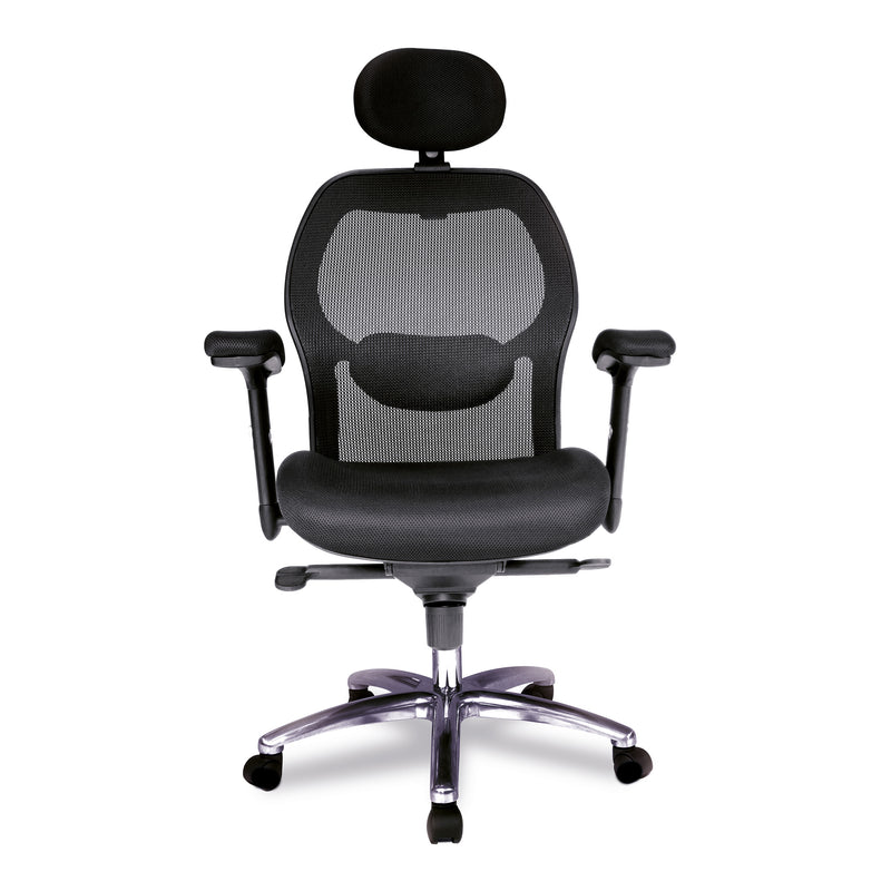 Hermes High Back Mesh Synchronous Executive Chair With Adjustable Lumbar Support - NWOF