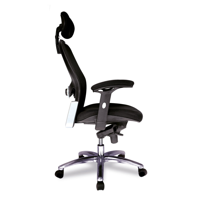 Hermes High Back Mesh Synchronous Executive Chair With Adjustable Lumbar Support - NWOF