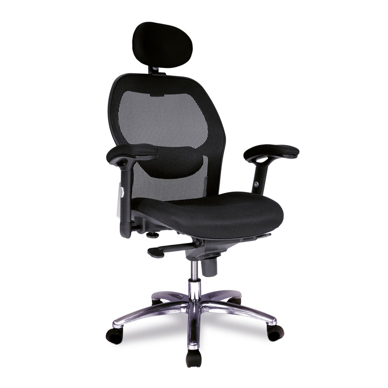 Hermes High Back Mesh Synchronous Executive Chair With Adjustable Lumbar Support - NWOF