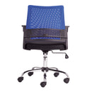 Calypso Medium Mesh Back Task Operator Armchair With Chrome Base - NWOF