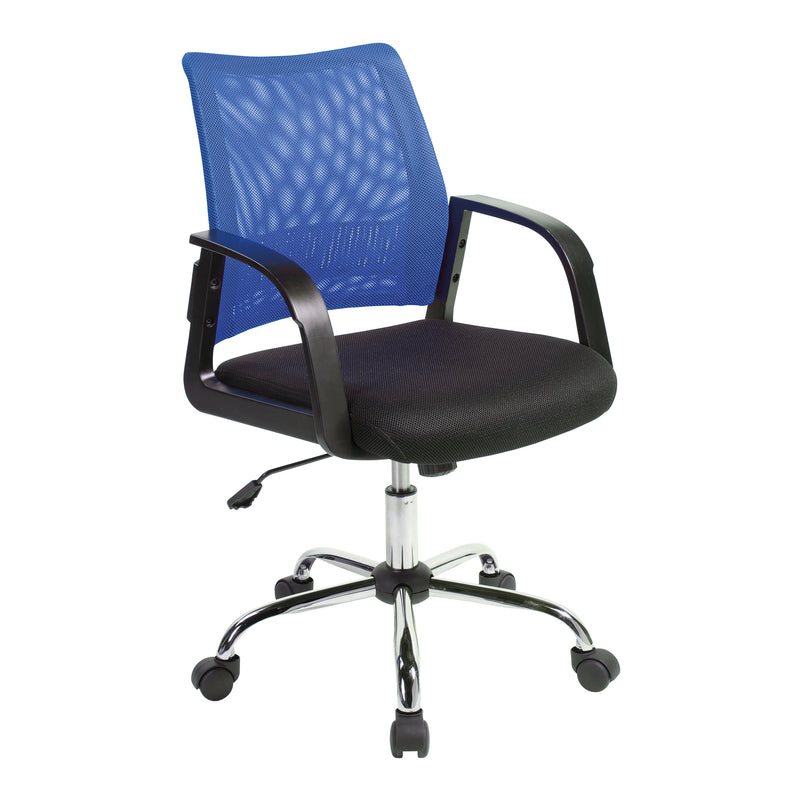 Calypso Medium Mesh Back Task Operator Armchair With Chrome Base