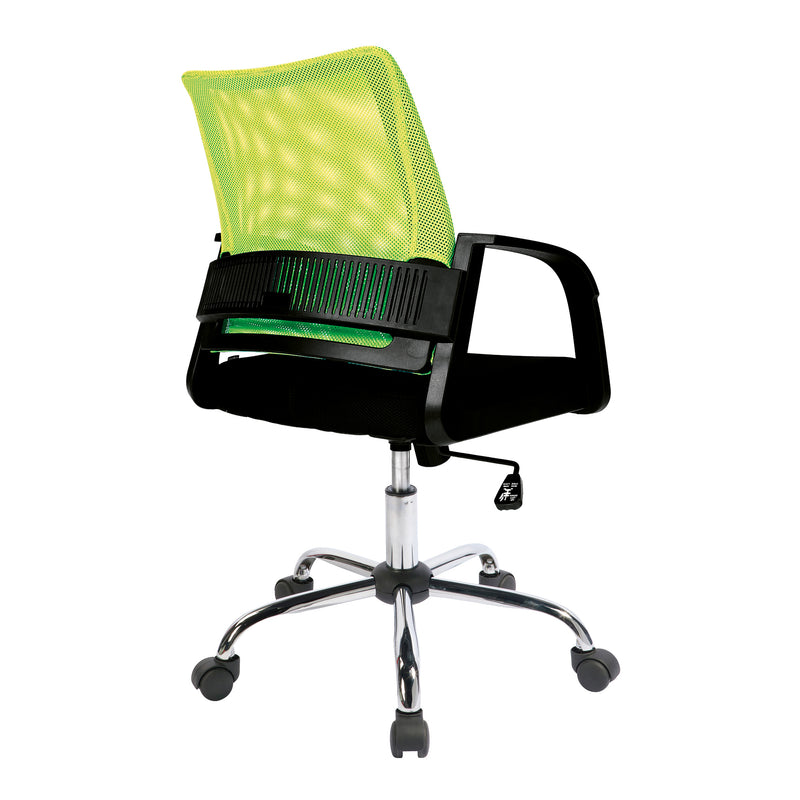 Calypso Medium Mesh Back Task Operator Armchair With Chrome Base