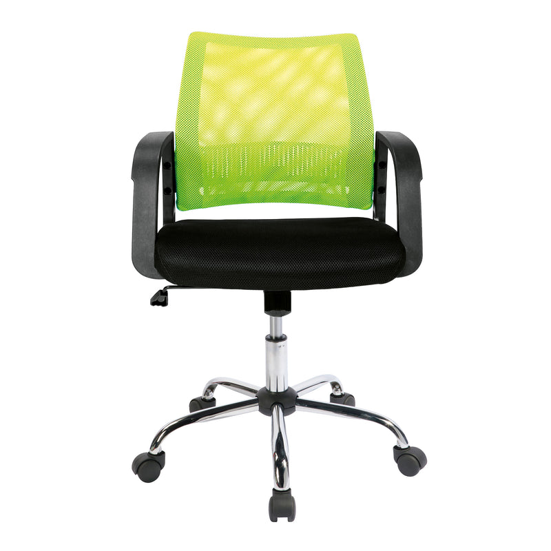 Calypso Medium Mesh Back Task Operator Armchair With Chrome Base