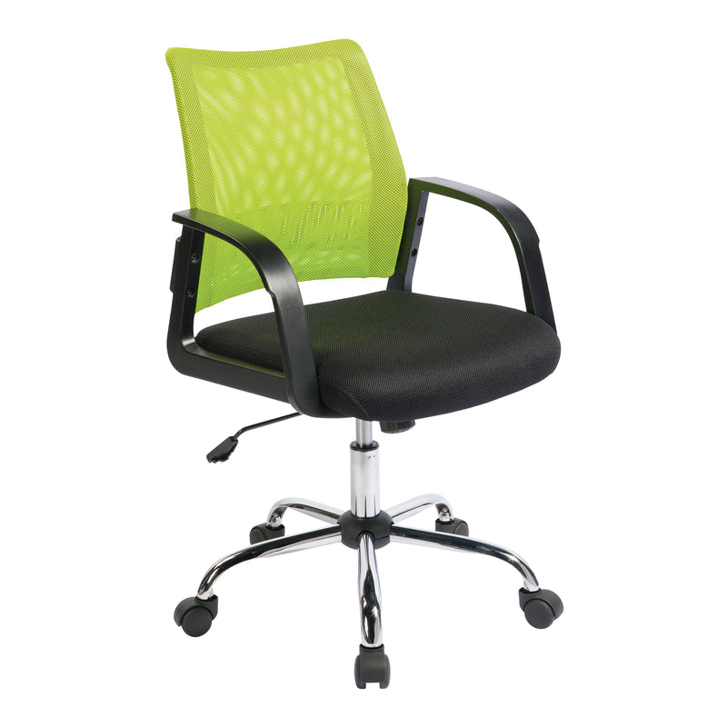 Calypso Medium Mesh Back Task Operator Armchair With Chrome Base