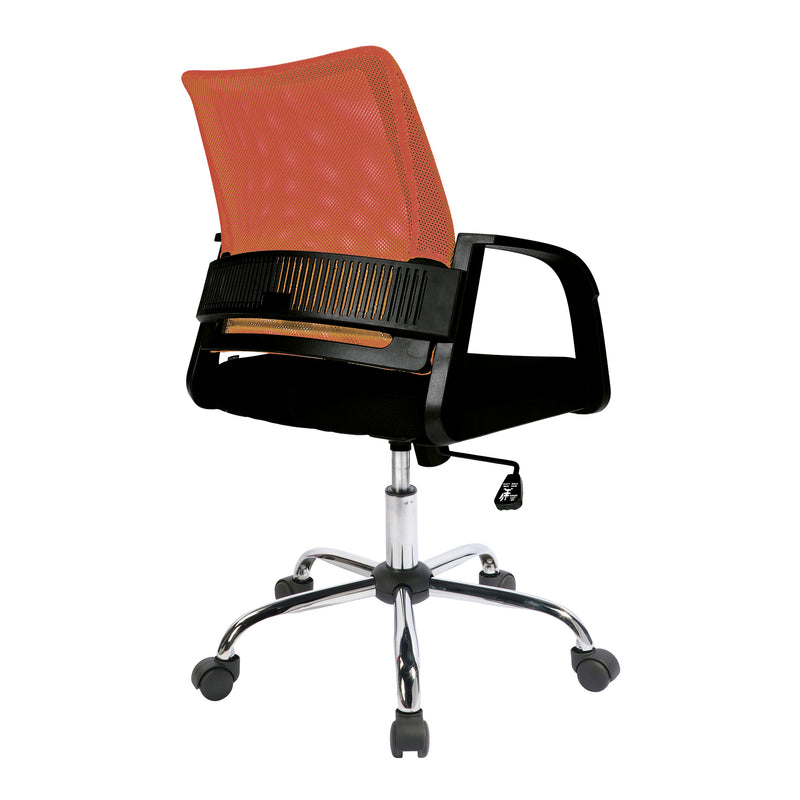 Calypso Medium Mesh Back Task Operator Armchair With Chrome Base