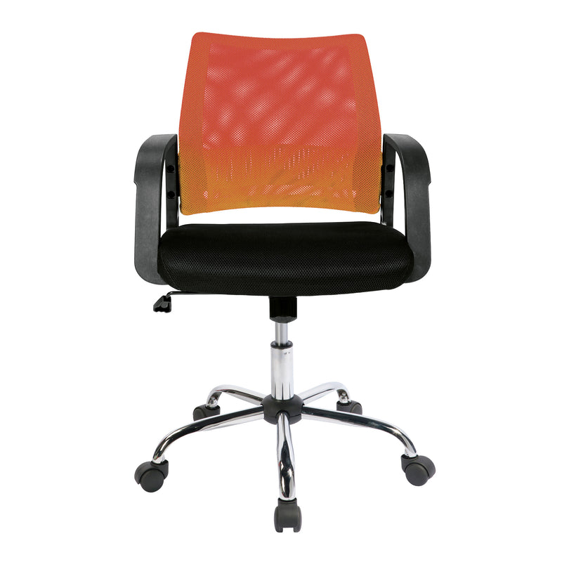 Calypso Medium Mesh Back Task Operator Armchair With Chrome Base