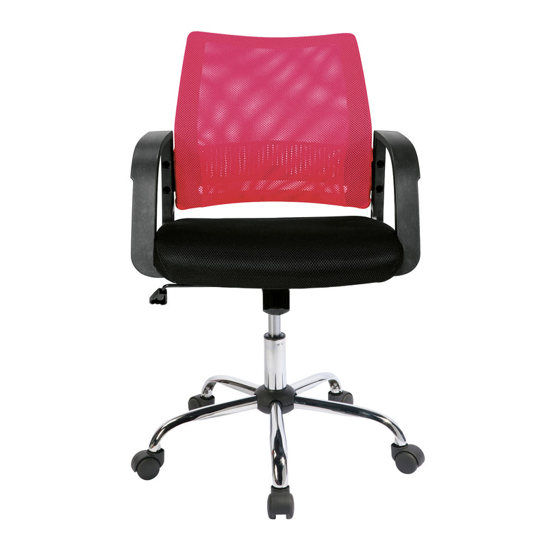 Calypso Medium Mesh Back Task Operator Armchair With Chrome Base