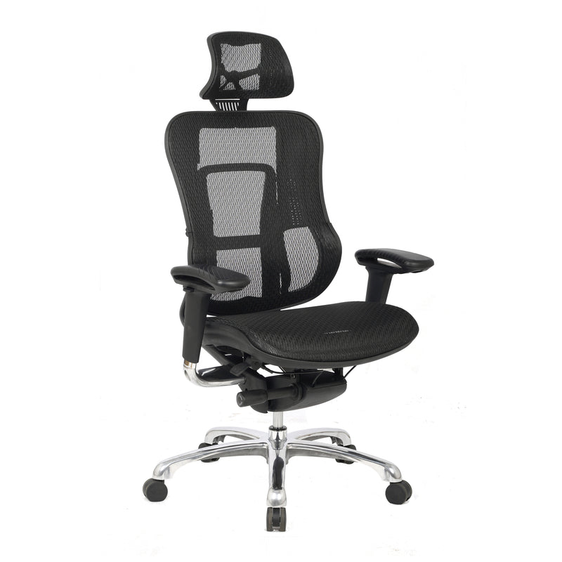 Aztec High Back Synchronous Mesh Designer Executive Chair – Black - NWOF