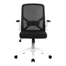 Oyster Folding Mesh Chair With Upholstered Folding Arms - NWOF