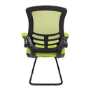 Luna Designer Medium Back Mesh Cantilever Chair With Folding Arms - NWOF