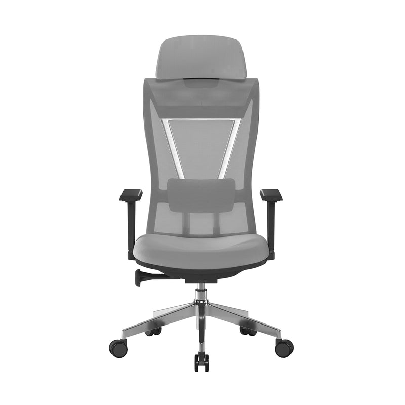 Moritz Highly Adjustable Eco-Friendly Mesh Chair Certified for 24 Hour Usage - Grey