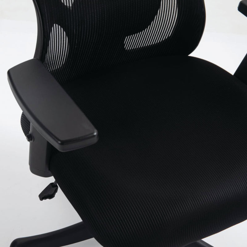 Nimbus High Back Mesh Chair With Adjustable Arms, Adjustable Lumbar Support & Nylon Base - NWOF