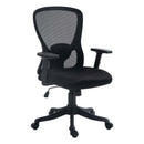 Nimbus High Back Mesh Chair With Adjustable Arms, Adjustable Lumbar Support & Nylon Base - NWOF
