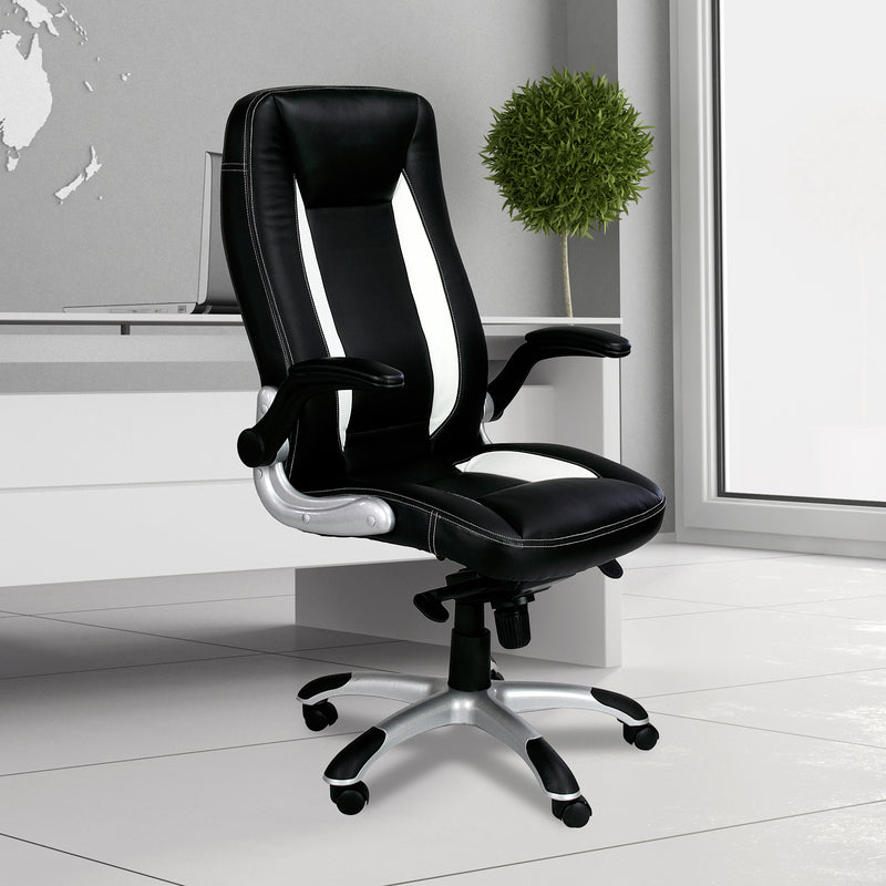 Friesian High Back Executive Chair With Folding Arms - NWOF