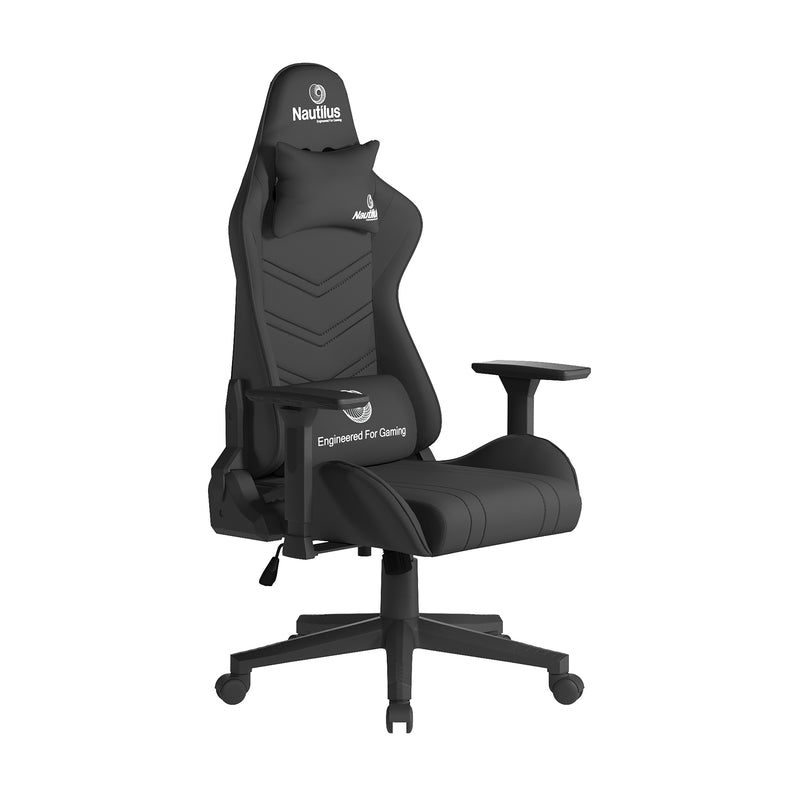 Apollo Ergonomic Gaming Chair With 4D Multi-Dimensional Armrest & 155° Tilt - Black