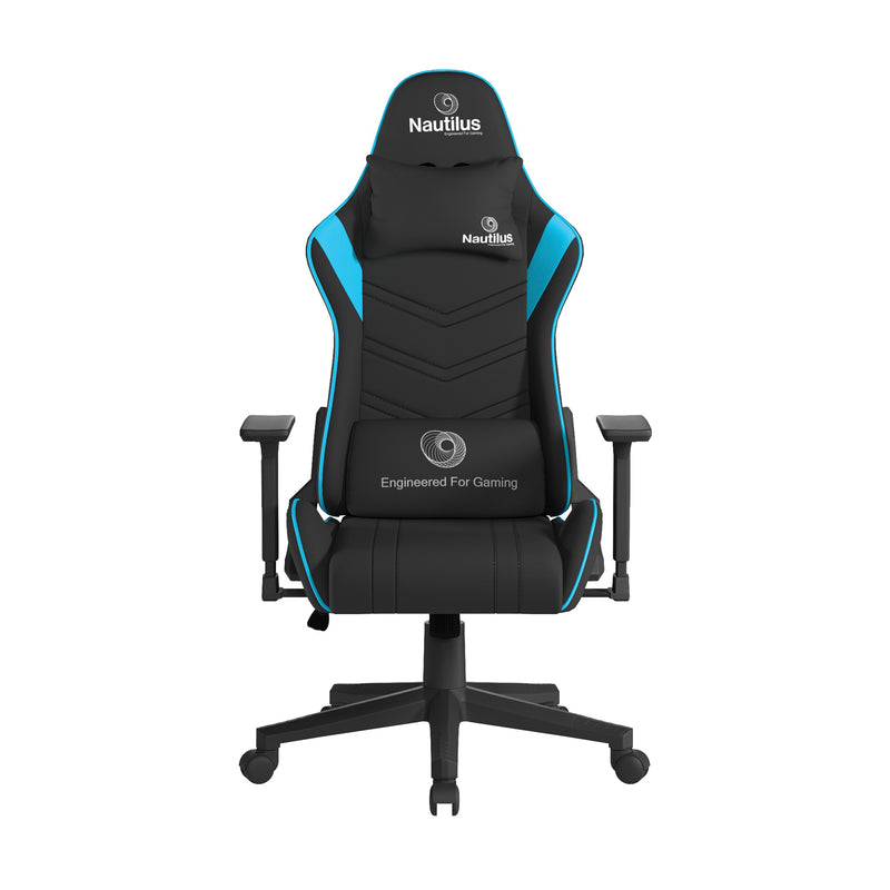 Apollo Ergonomic Gaming Chair With 4D Multi-Dimensional Armrest & 155° Tilt - Black/Blue