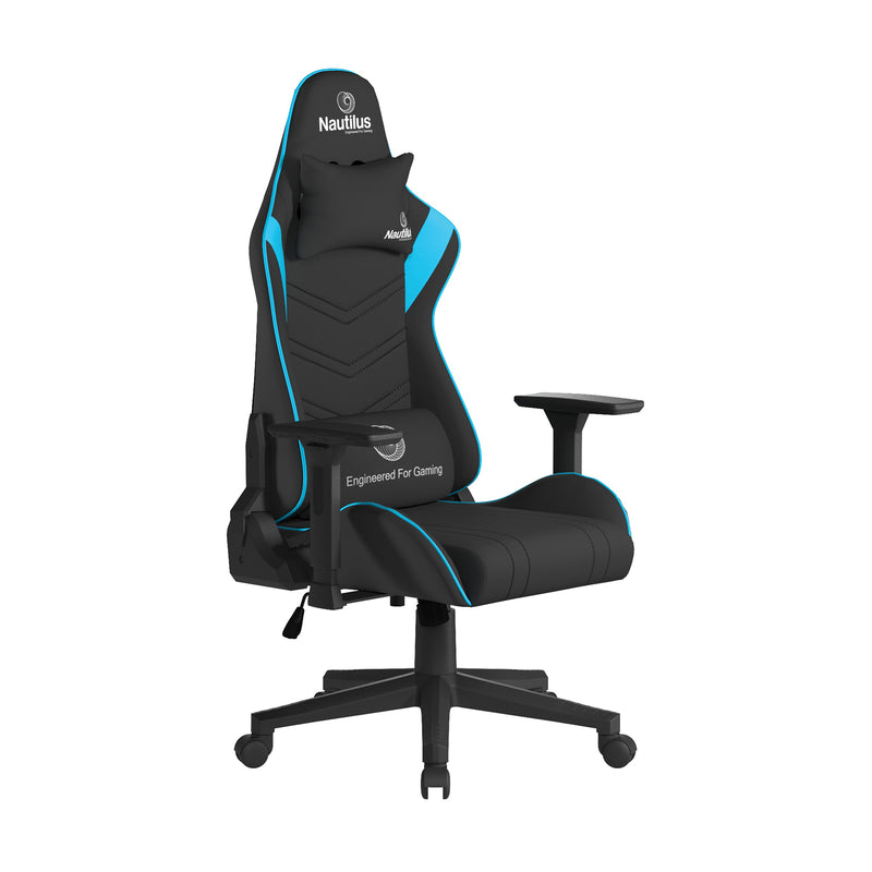 Apollo Ergonomic Gaming Chair With 4D Multi-Dimensional Armrest & 155° Tilt - Black/Blue