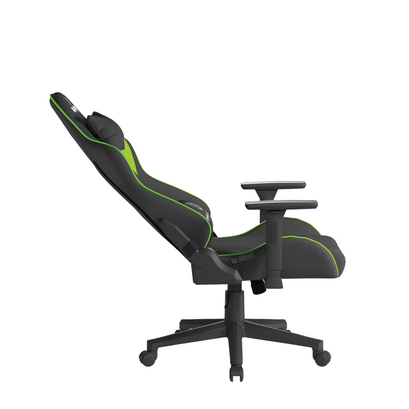 Apollo Ergonomic Gaming Chair With 4D Multi-Dimensional Armrest & 155° Tilt - Black/Green