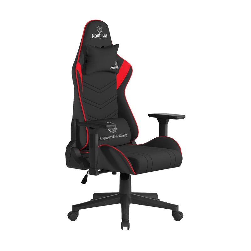 Apollo Ergonomic Gaming Chair With 4D Multi-Dimensional Armrest & 155° Tilt - Black/Red