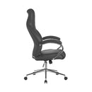 Windermere High Back PU Executive Armchair With S Style Ergonomic Backrest & Padded Chrome Armrests - NWOF