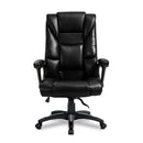 Titan Oversized High Back Leather Effect Executive Chair With Integral Headrest - NWOF